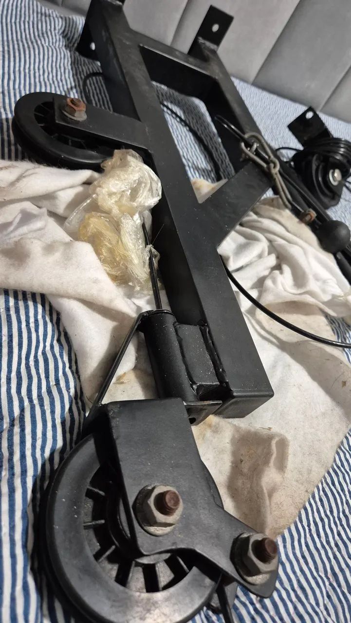 Polia alta + polia baixa de parede - Foto 5