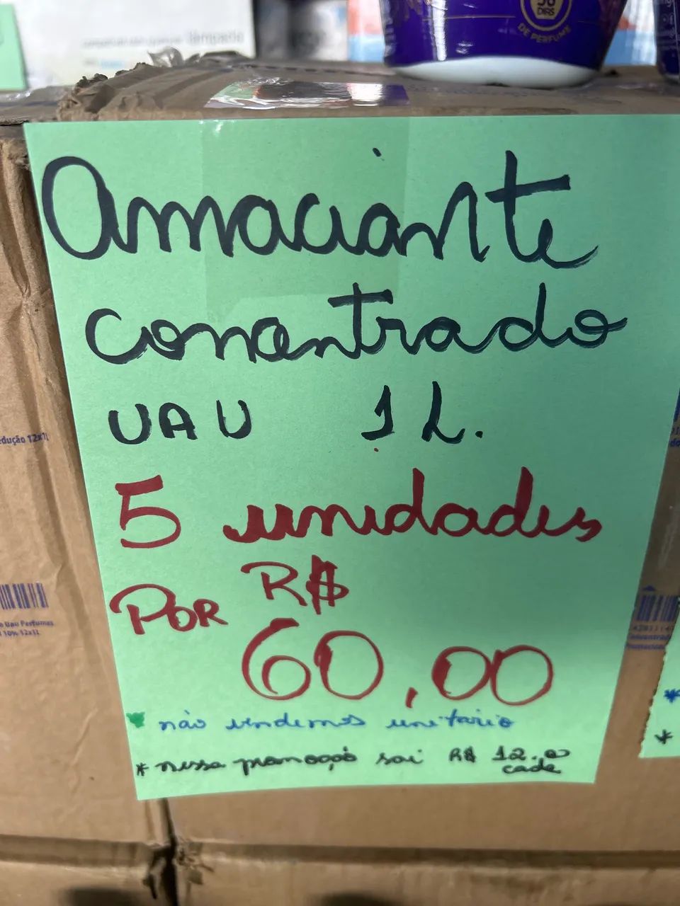 Amaciante concentrado 1 L  ual 10,00  - Foto 3