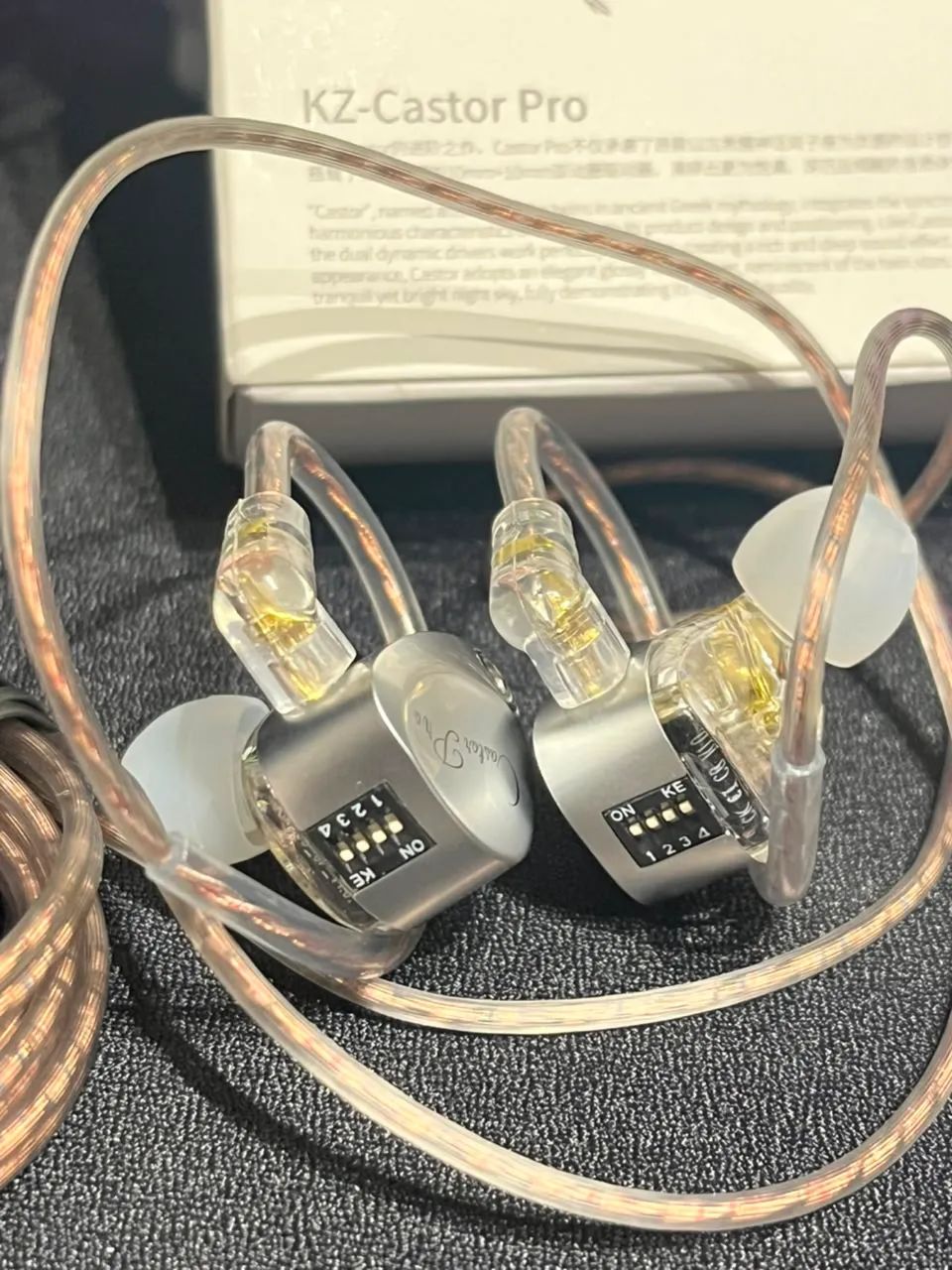 FONE KZ CASTOR PRO CINZA  - Foto 3