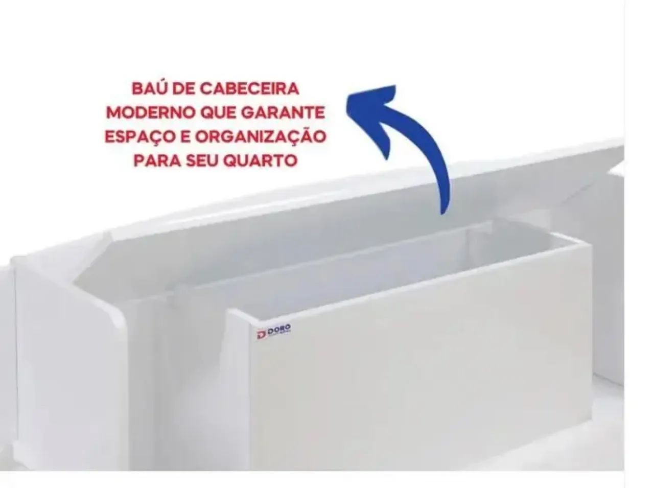 Linda Cama de Casal com Auxiliar e Sapateira  - Foto 3
