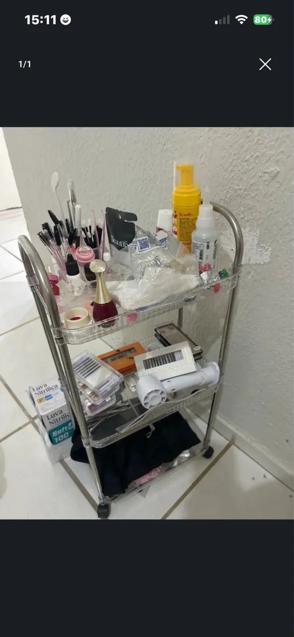 Maca mais cadeira e carrinho auxiliar