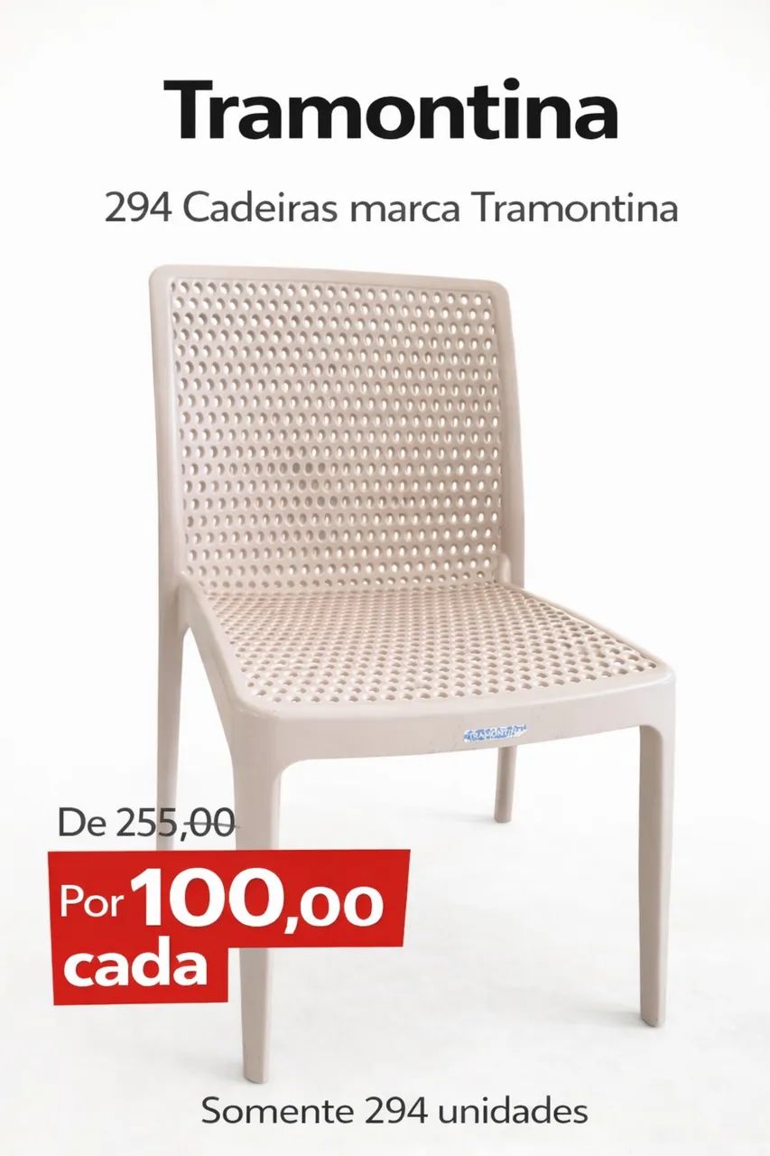 Cadeira Tramontina usadas