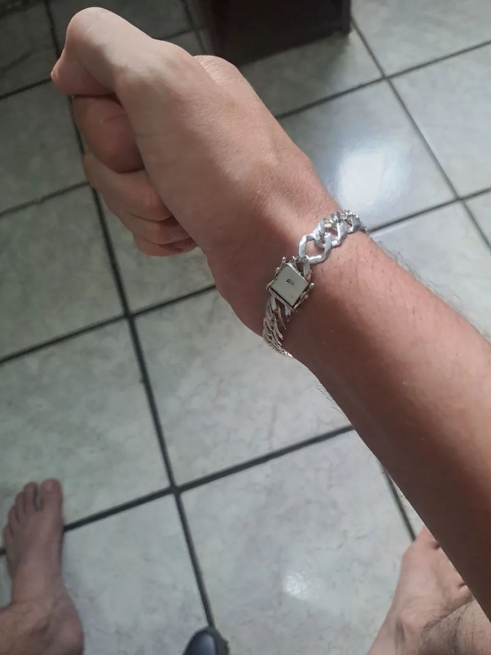 Pulseira prata 925 8mm - Foto 3