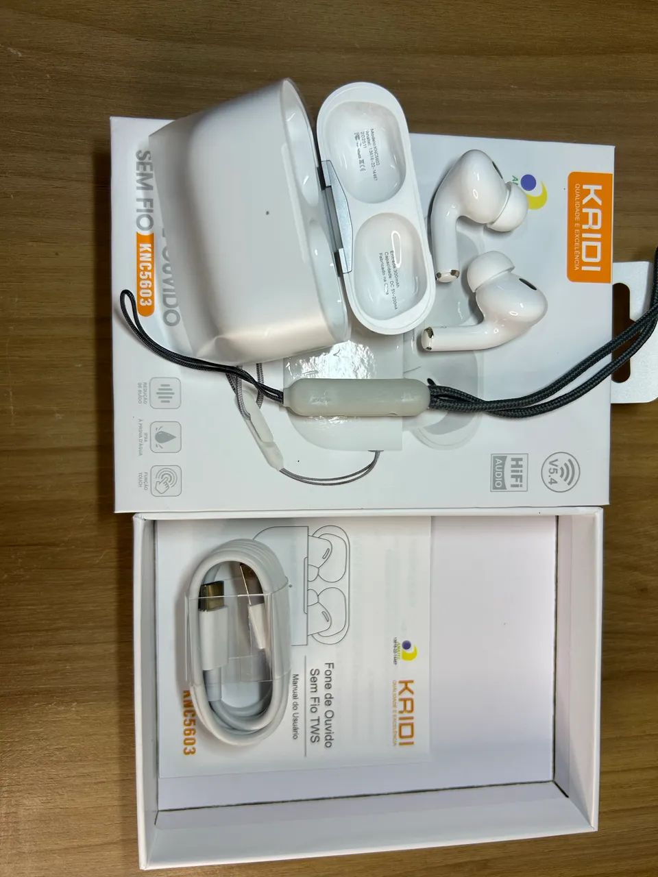 Fone Bluetooth Kaidi com qualidade premium e garantia entrego - Foto 4