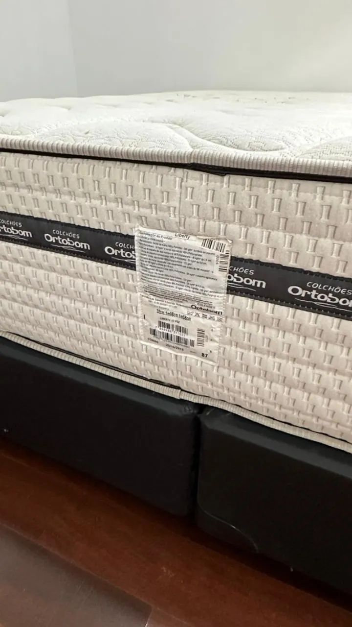 Cama Box Queen Size (Base e Parte Superior) - Linha Liberty - Foto 4