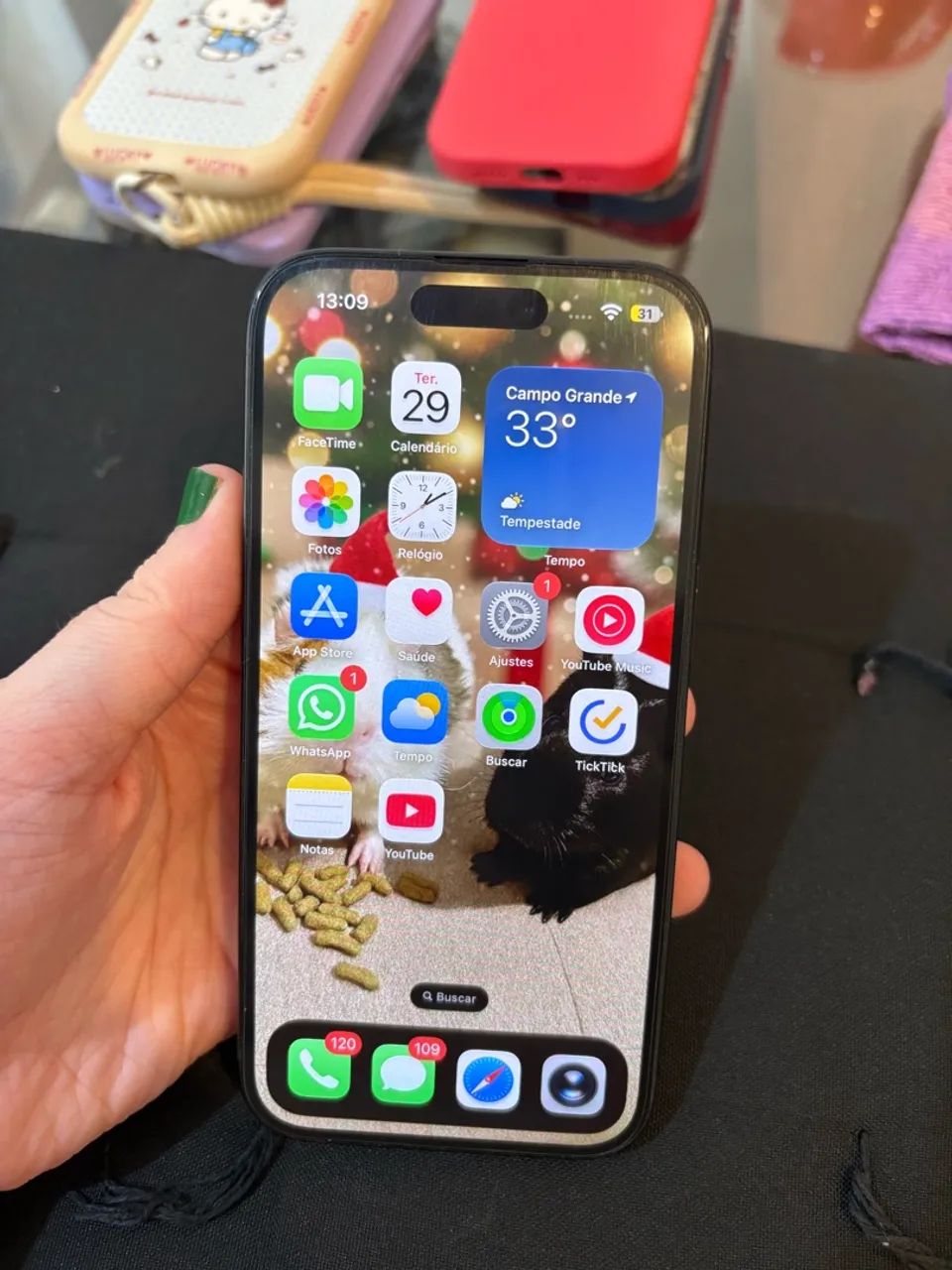 iPhone 15 , 128 GB funcionando perfeitamente 90% de bateria  - Foto 3