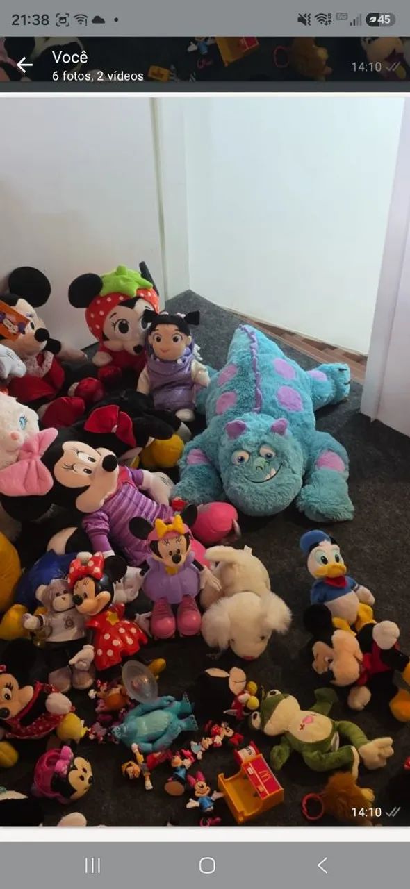 Pelucias disney e outras 