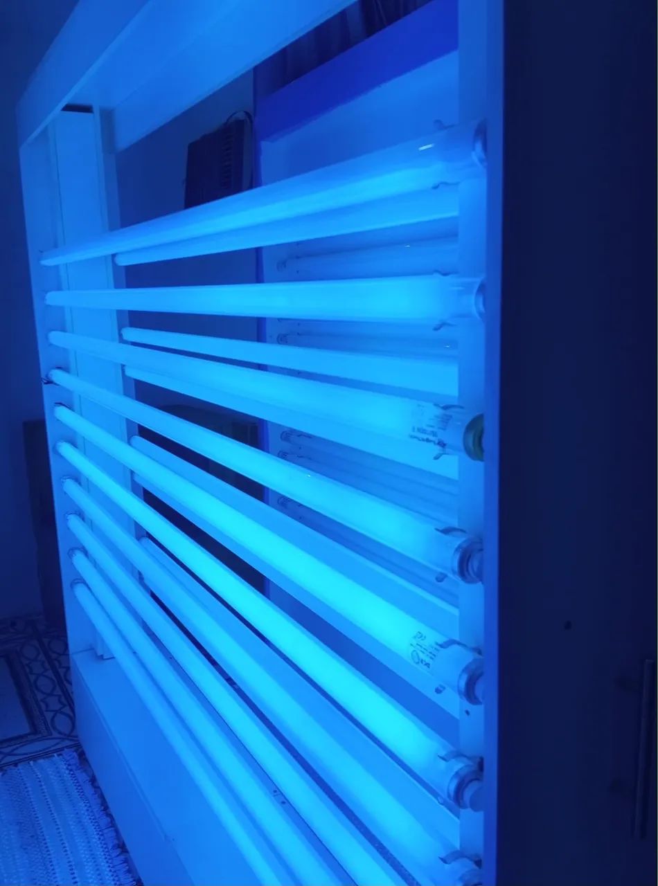 Luminária uv de bronzear