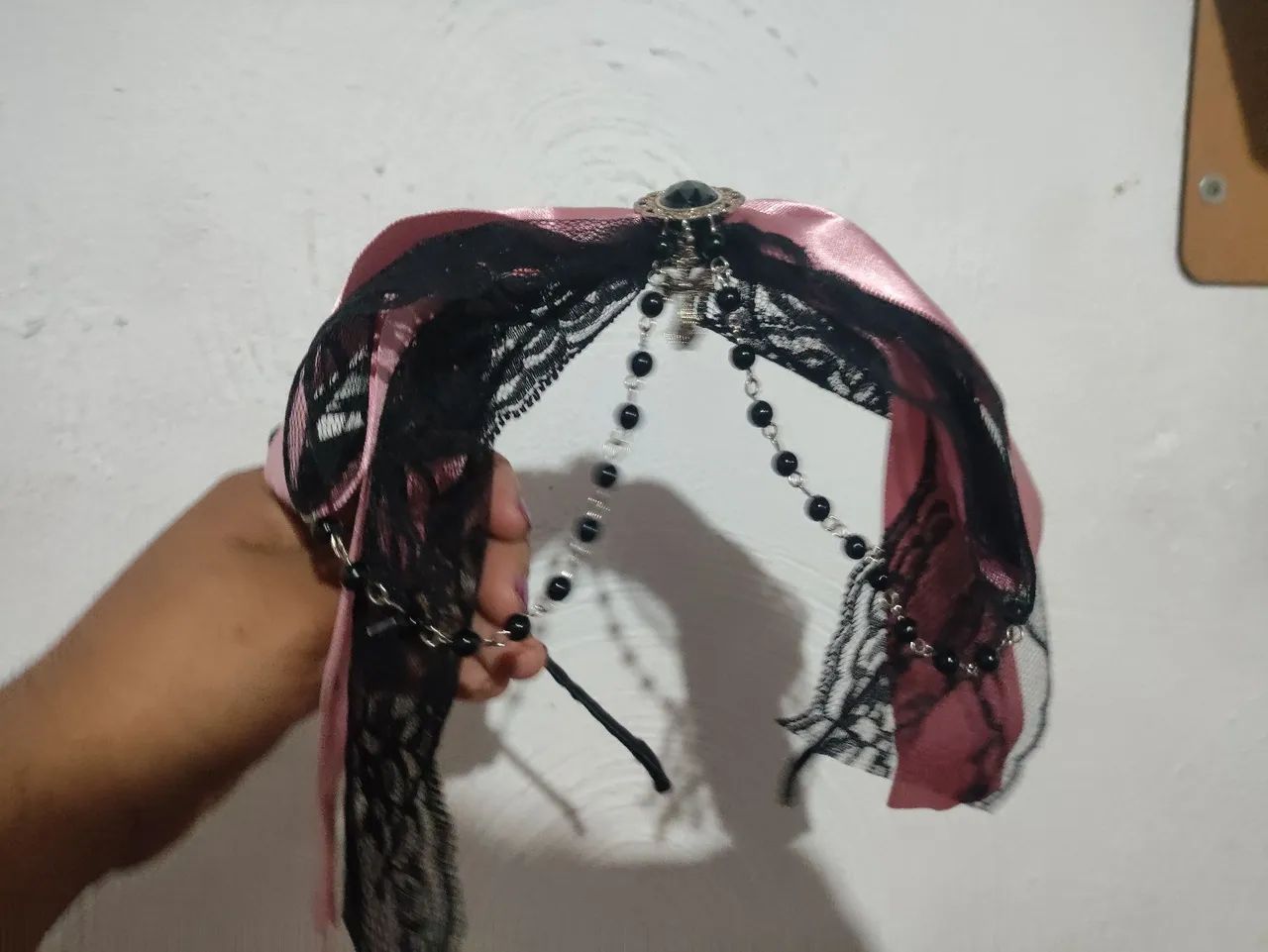 Tiara com Laço Estilo Kawaii Moda Japonesa  - Foto 4