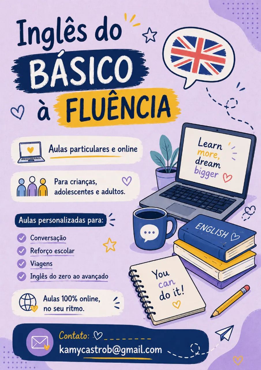 Aulas de inglês 
