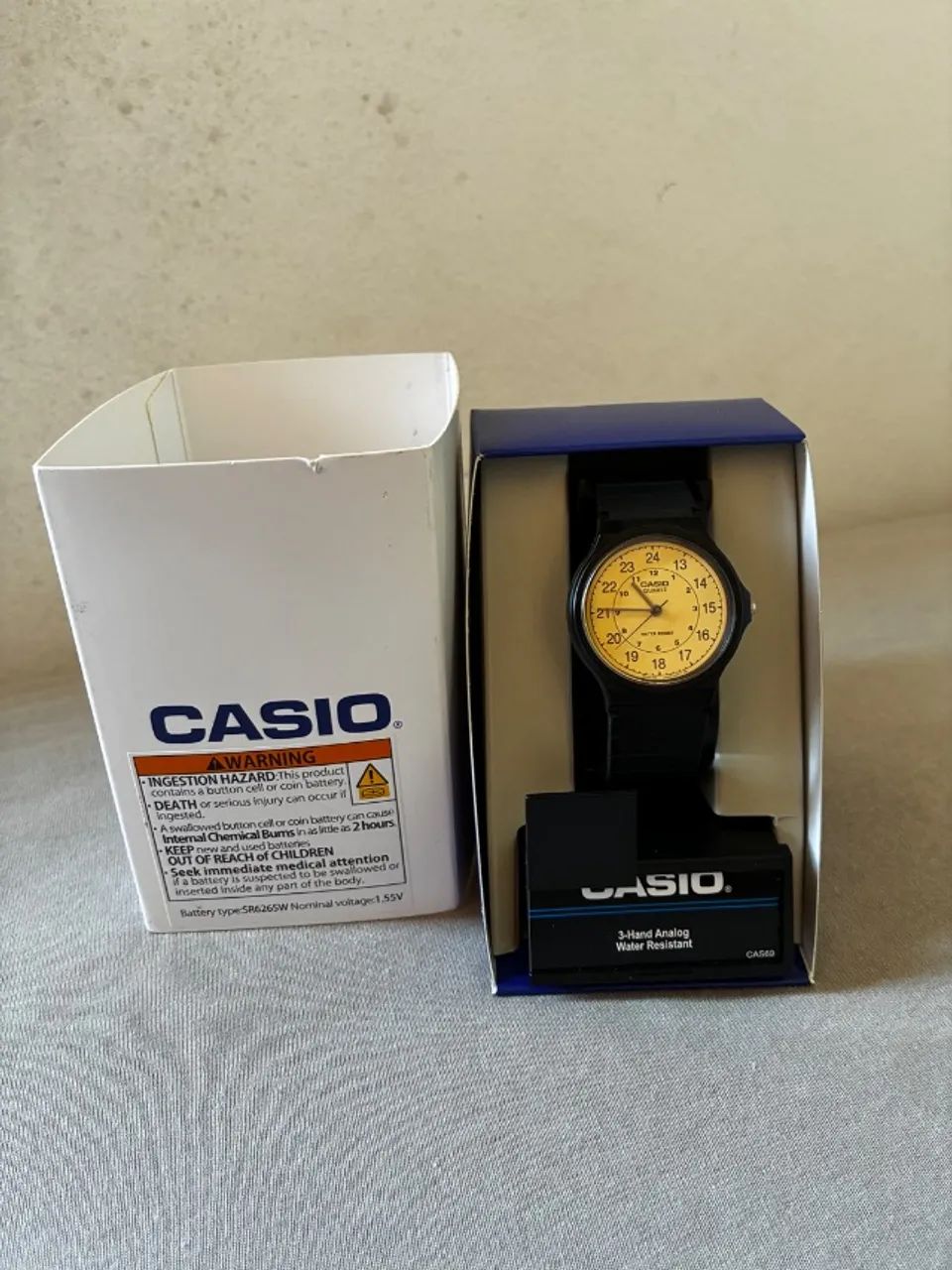 Relógio Casio MQ24 Bege EXCELENTE