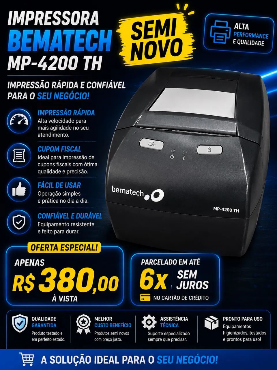 Impressora Bematech MP-420 TH.