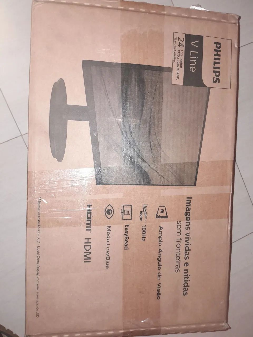 2 Monitoes embalados philips 24 polegadas V Line LCD - Foto 3
