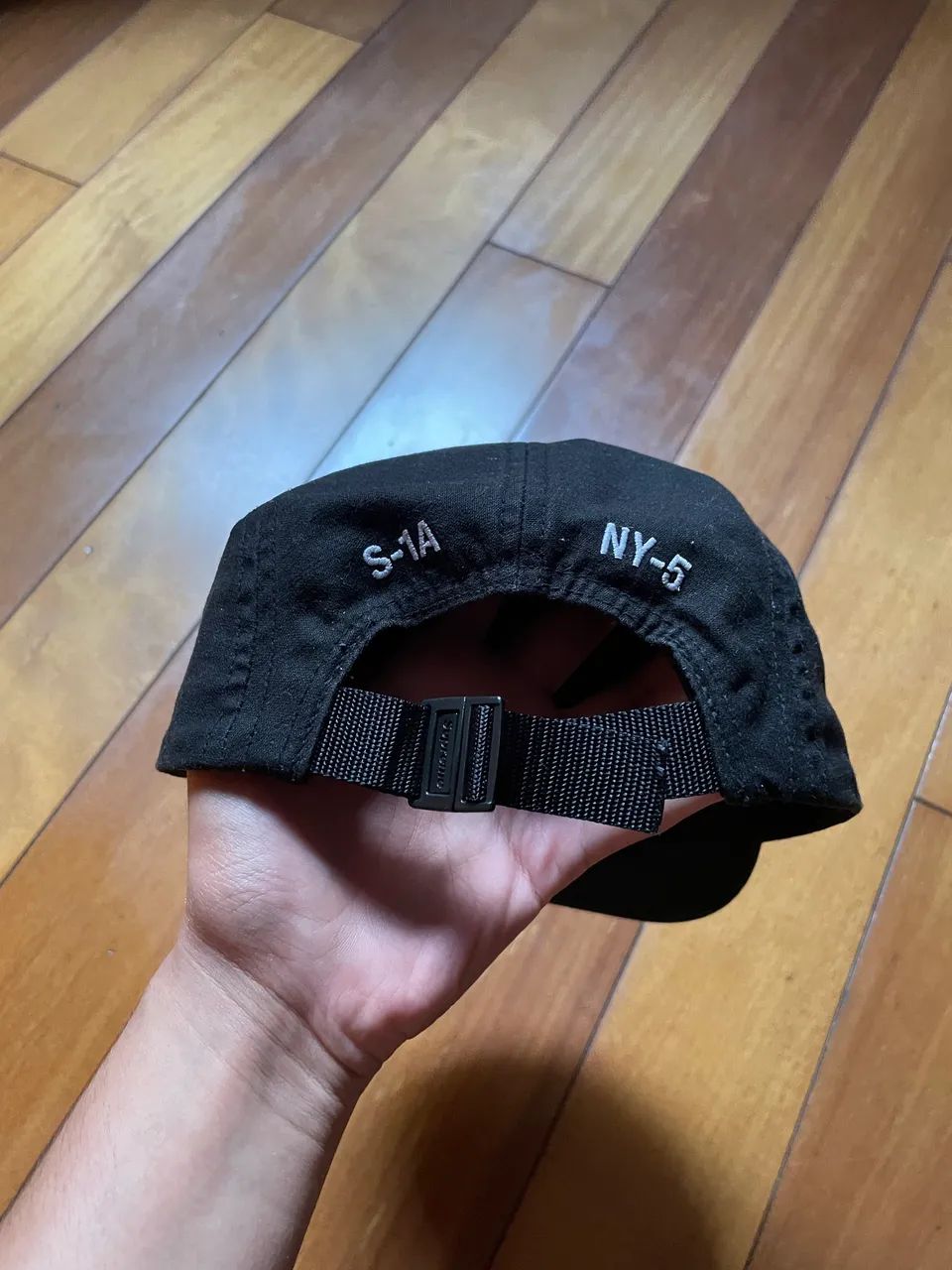 Boné Supreme 5 Panel Camp Cap Military Preto  - Foto 2