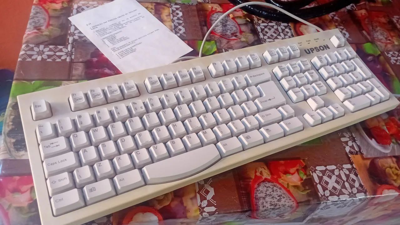 Teclado at (dim)upson usado antigo  funcionando  - Foto 2