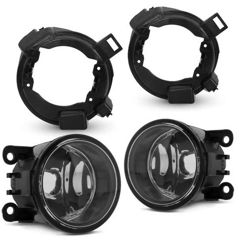 Kit Farol Milha Nissan Frontier 2014 2015 2016 Moldura Cromado - Foto 3