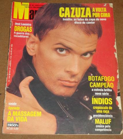 Cazuza - Revista Manchete de 08/07/1989