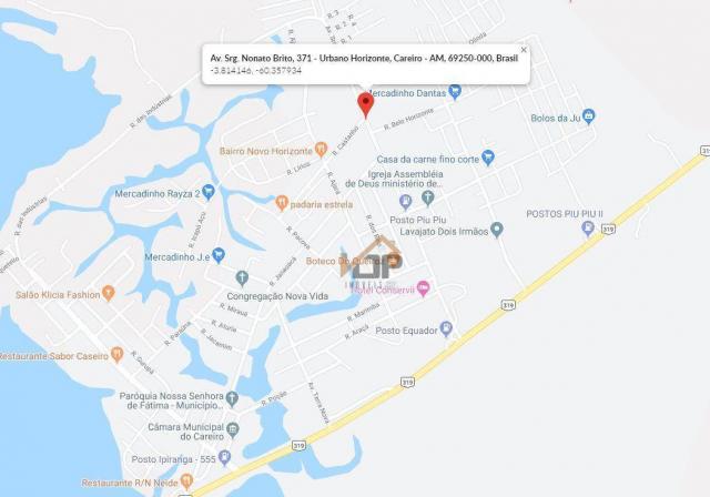 Terreno à venda, 3000 m² por R$ 69.667,21 - Urbano Horizonte - Careiro/AM