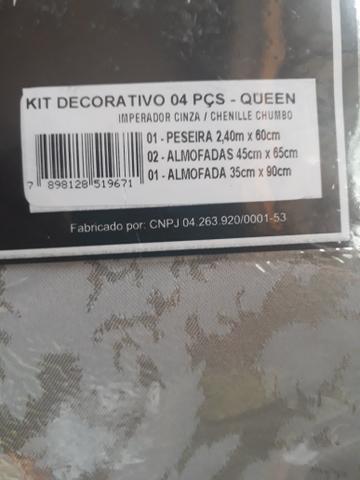 Peseira Decorativa para Cama Queen - Foto 3