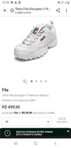 tenis fila con flores