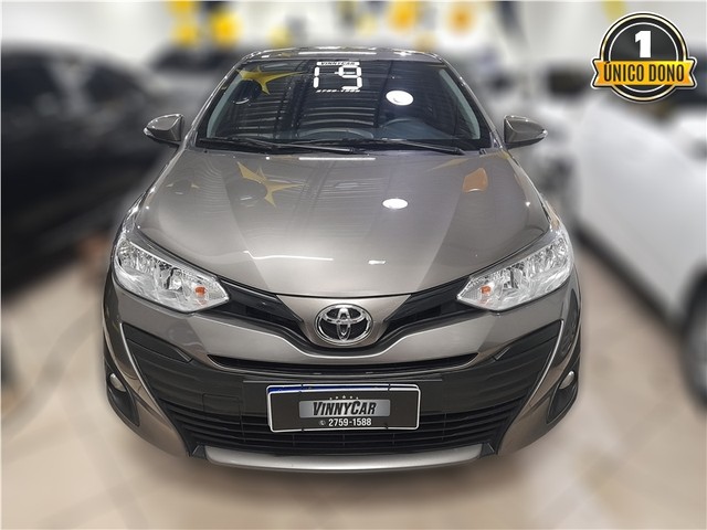 TOYOTA YARIS 2019 1.5 16V FLEX SEDAN XL PLUS TECH MULTIDRIVE