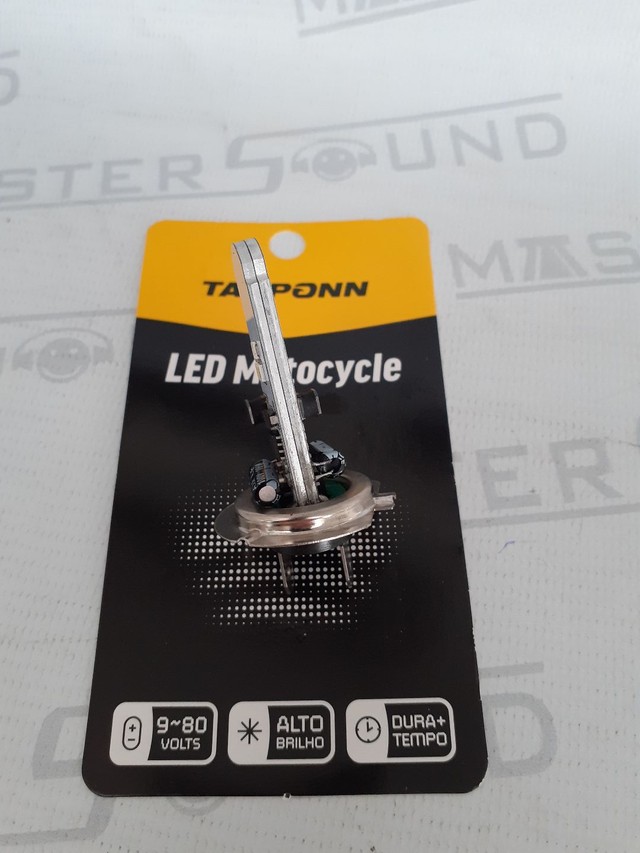 Lâmpada Led. H-7. 80Watts.  Para moto. Nova. Instalada. 