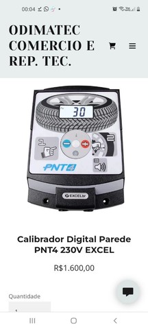 Calibrador De Pneus Eletrônico De Parede PNT4 - 145 Psi- Excel/Pneutronic<br><br> - Foto 2
