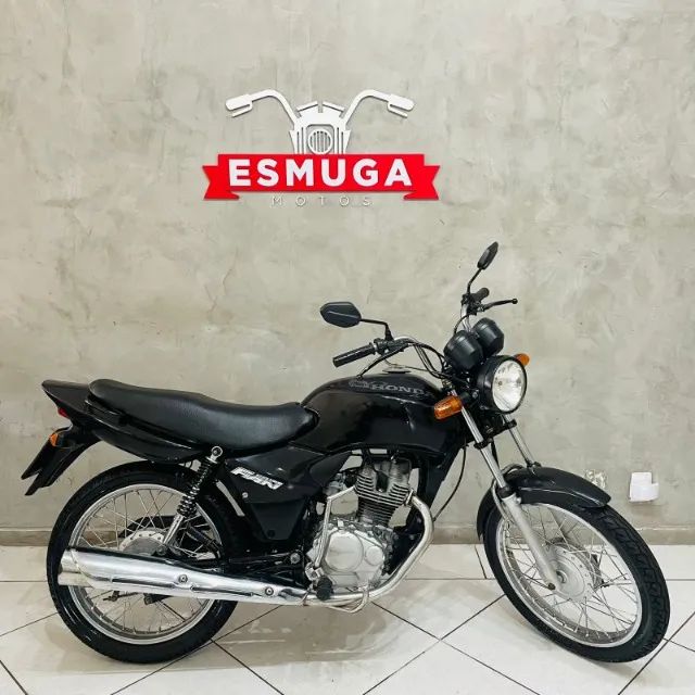 Honda Cg 125 Fan Ks 2012 Preta, KM Motos