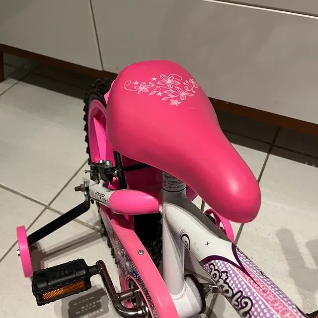 Bicicleta infantil aro 16 track bikes pinky wr - Foto 6