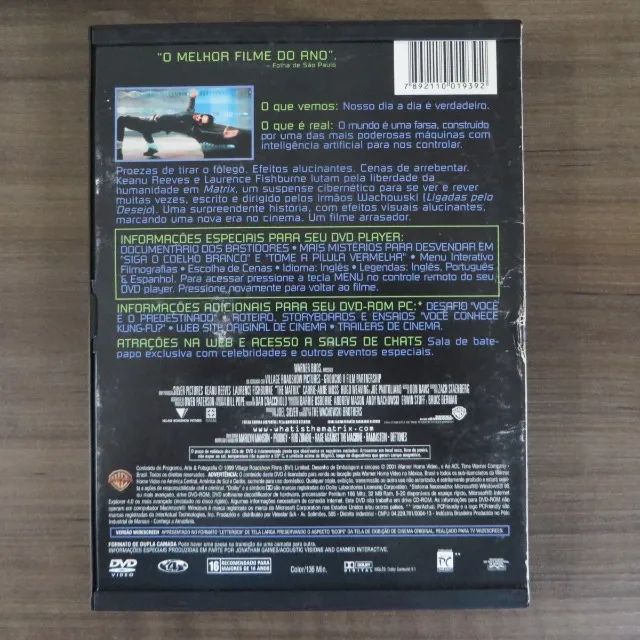 DVD Matrix - Legendado (Original - Snapcase) - Foto 2