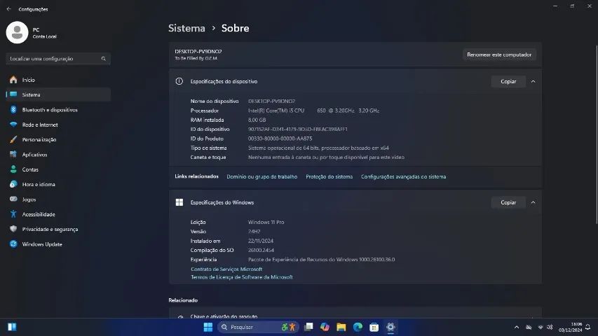 Computador PC com Processador Intel Core i5 Ideal para Lojas, Escritórios e Estudos! Novo - Foto 6