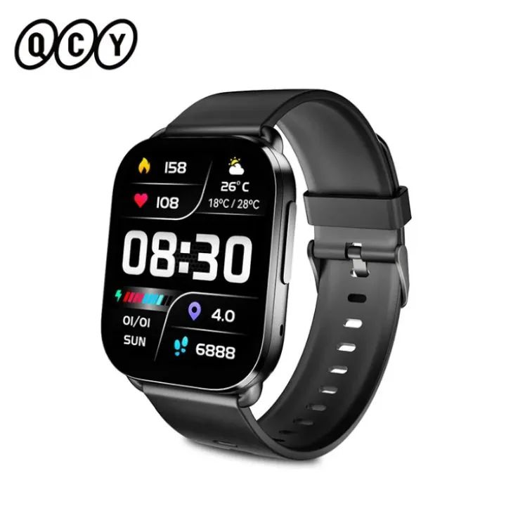 Smartwatch QCY Watch GS tela 2,02" HD IPX8