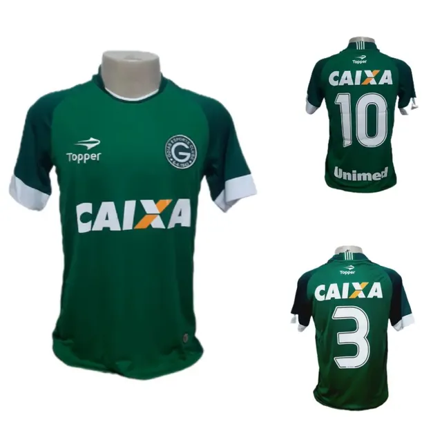 Camisa Goiás 2017 Topper Futebol Verde Caixa