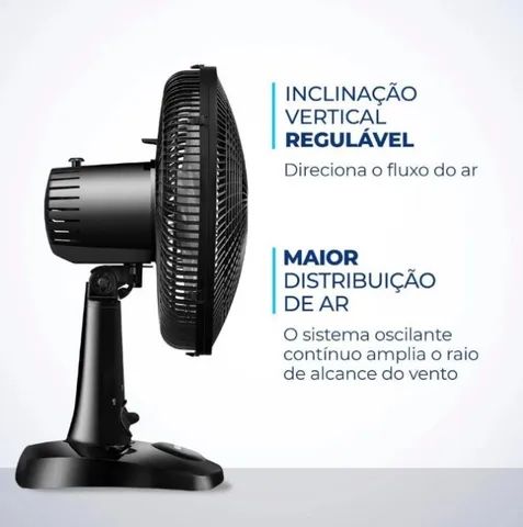 Ventilador Mondial SuperPower 30cm, 6 pás , 3 velocidades, Preto - 110V (NOVO) - Foto 3