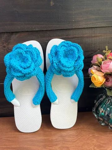 Havaianas Crochê 37/38 - Foto 4