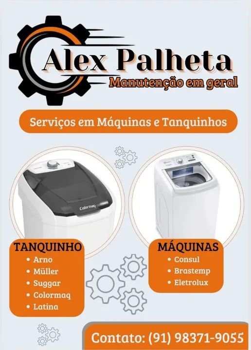 Trabalho com máquina de lavar 