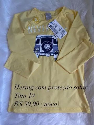 Camisa proteção solar Hering