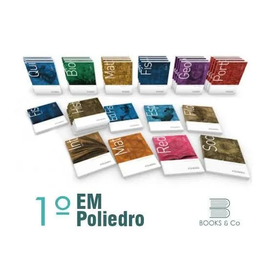 Coleção livros Poliedro.
