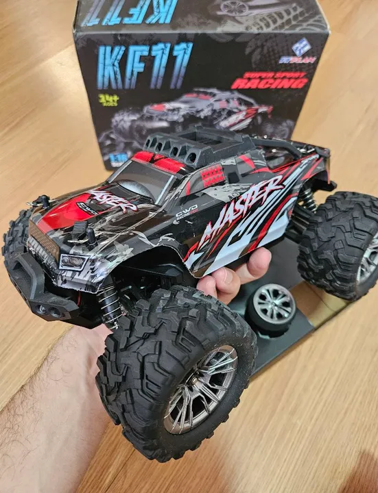 Carro de controle remoto KF11 4x4 Alta potência 33km rápido potente off-road<br>