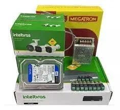 Kit 4 Câmeras intelbras - Instaladas