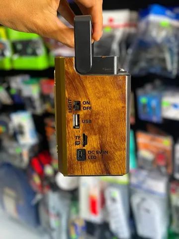 Rádio Retrô Bluetooth Kongur LX-119 - Foto 4