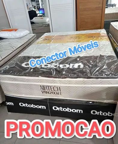 Cama box conjunto Ortobom casal 