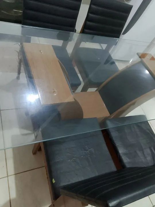 Mesa de Vidro s/ cadeiras - Foto 3