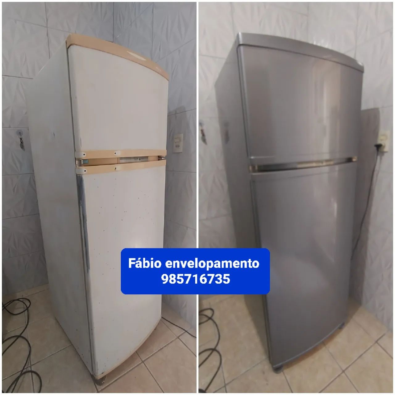 Serviço de envelopamento em geladeira profissional  - Foto 6