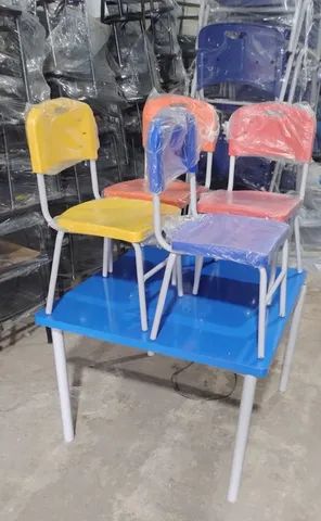 Conjunto Escolar infantil 4 lugares direto da Fábrica.  - Foto 3