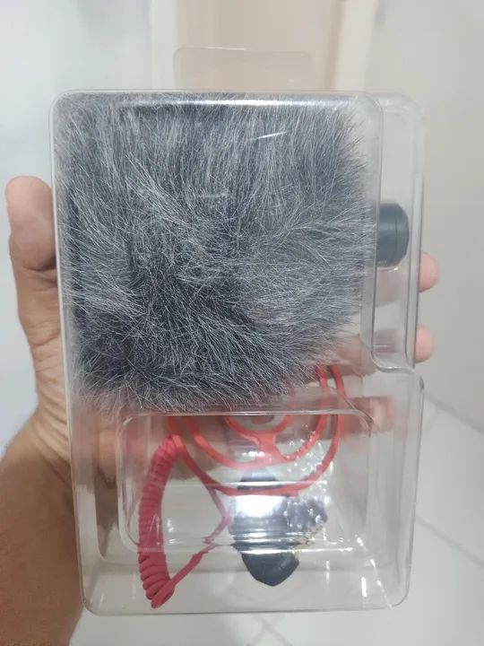 Microfone para Câmera - Pelúcia e Suporte - Foto 2