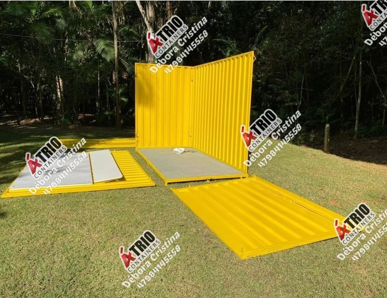 Container organizador desmontável 