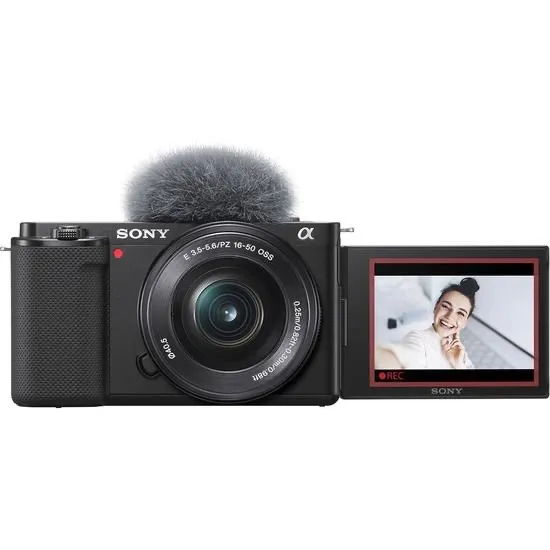 Câmera Digital Sony ZV-E10 24.2MP 3.0" Lente 16-50MM OSS - Nova na caixa!