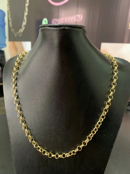 Corrente portuguesa ouro 18k 