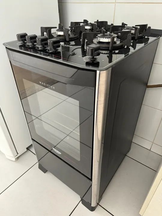 Fogão 4 Bocas Dako Magister - Preto - Foto 5